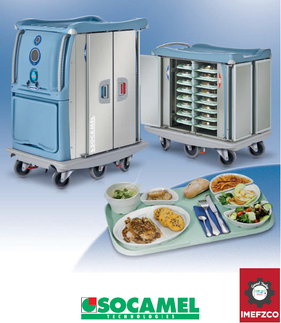 Xe giữ nóng lạnh thức ăn Socamel cho bệnh viện